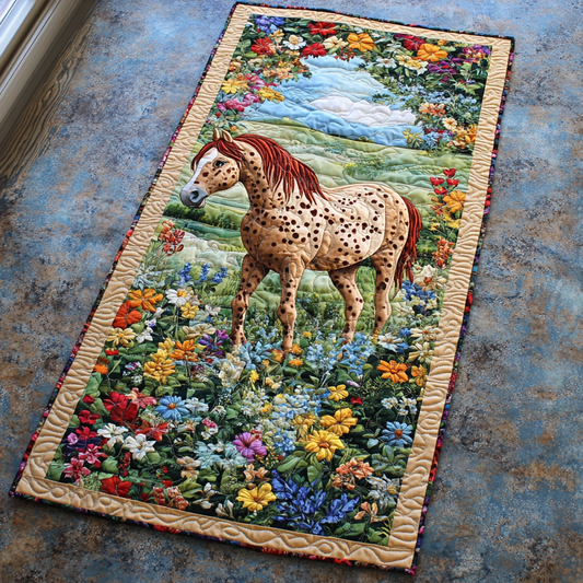 Streaked Mane Quilted Table Runner NCU0DK6598