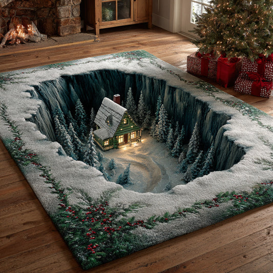 Stream Christmas Village Area Rug NCU0HH1147