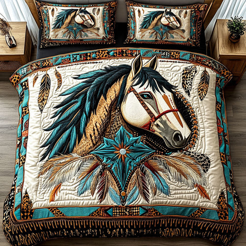 Strength of the Wild 3-Piece Quilted Bedding Set NCU0PT3106