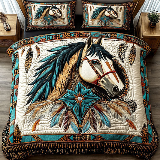 Strength of the Wild 3-Piece Quilted Bedding Set NCU0PT3106