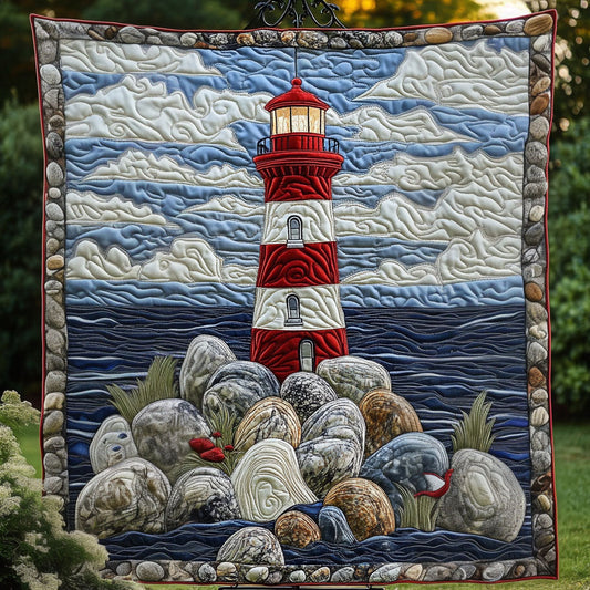 Striped Beacon Quilted Blanket NCU0NT4620