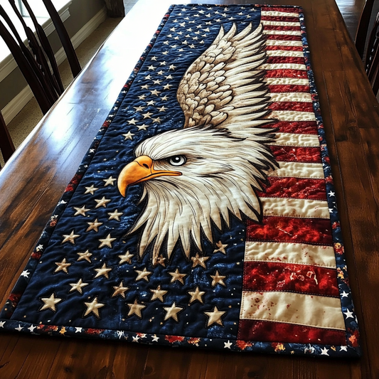 Strong Eagle Quilted Table Runner NCU0DK8452