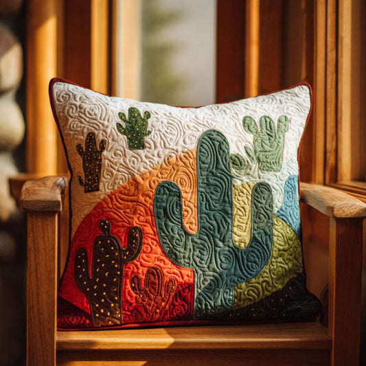 Succulent Spirit Quilted Pillow Case NCU0PT8882