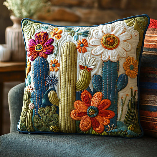 Succulent Sunset Quilted Pillow Case NCU0PT8883