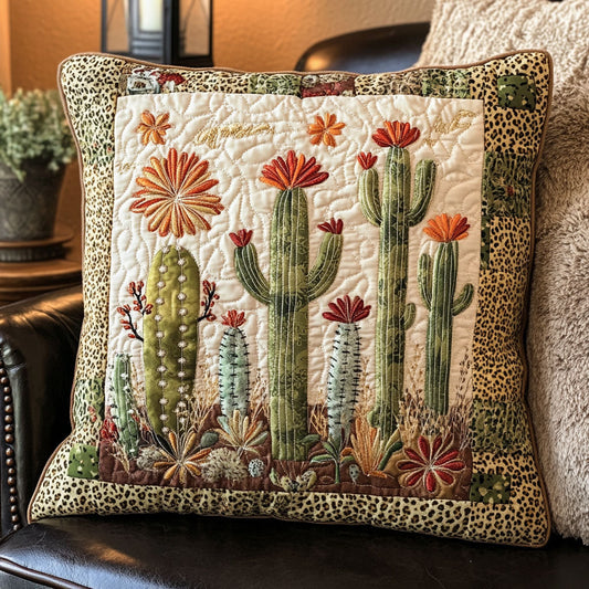 Succulent Trails Quilted Pillow Case NCU0PT8884