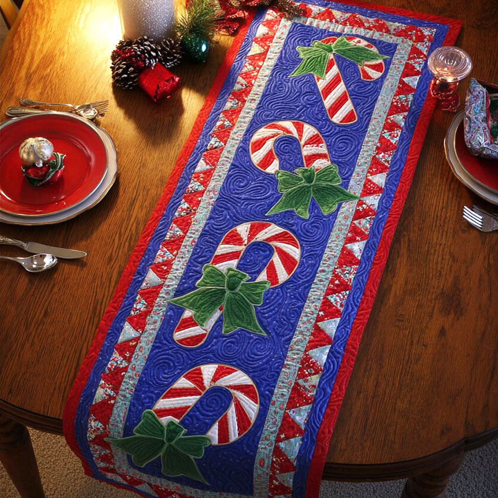 Sugarplum Dreams Quilted Table Runner NCU0TV291
