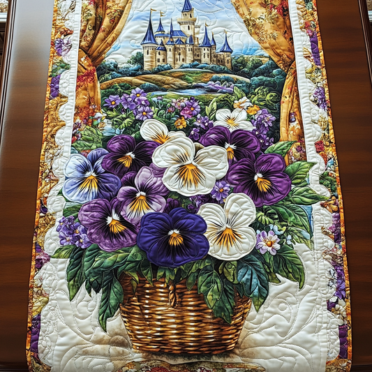 Summer Bloom Quilted Table Runner NCU0DK7097