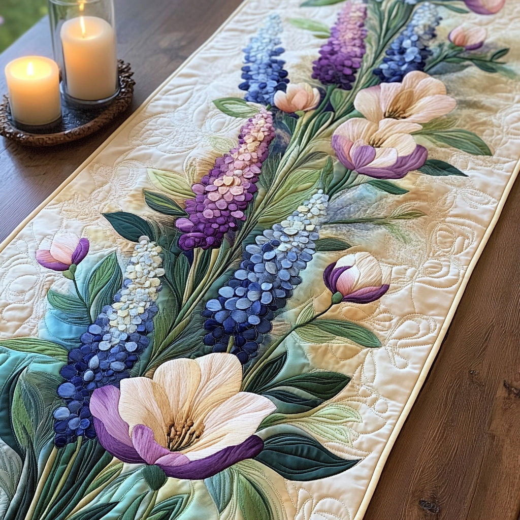 Summer Bloom Quilted Table Runner NCU0VH4127