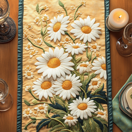 Summer Bloom Quilted Table Runner NCU0VH4845
