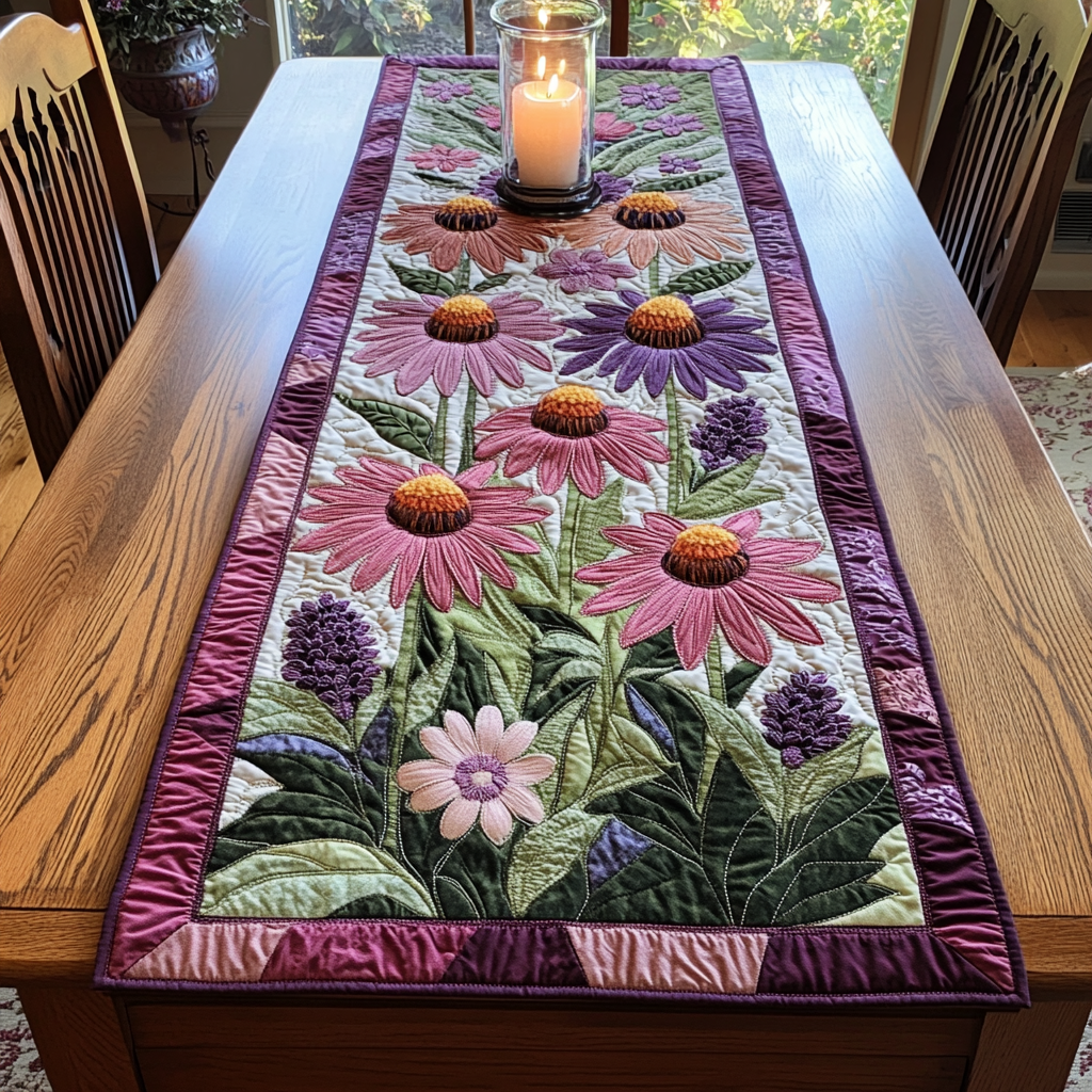 June Table Runner Summer Breeze Quilted Table Runner NCU0VH4460 – Vantique