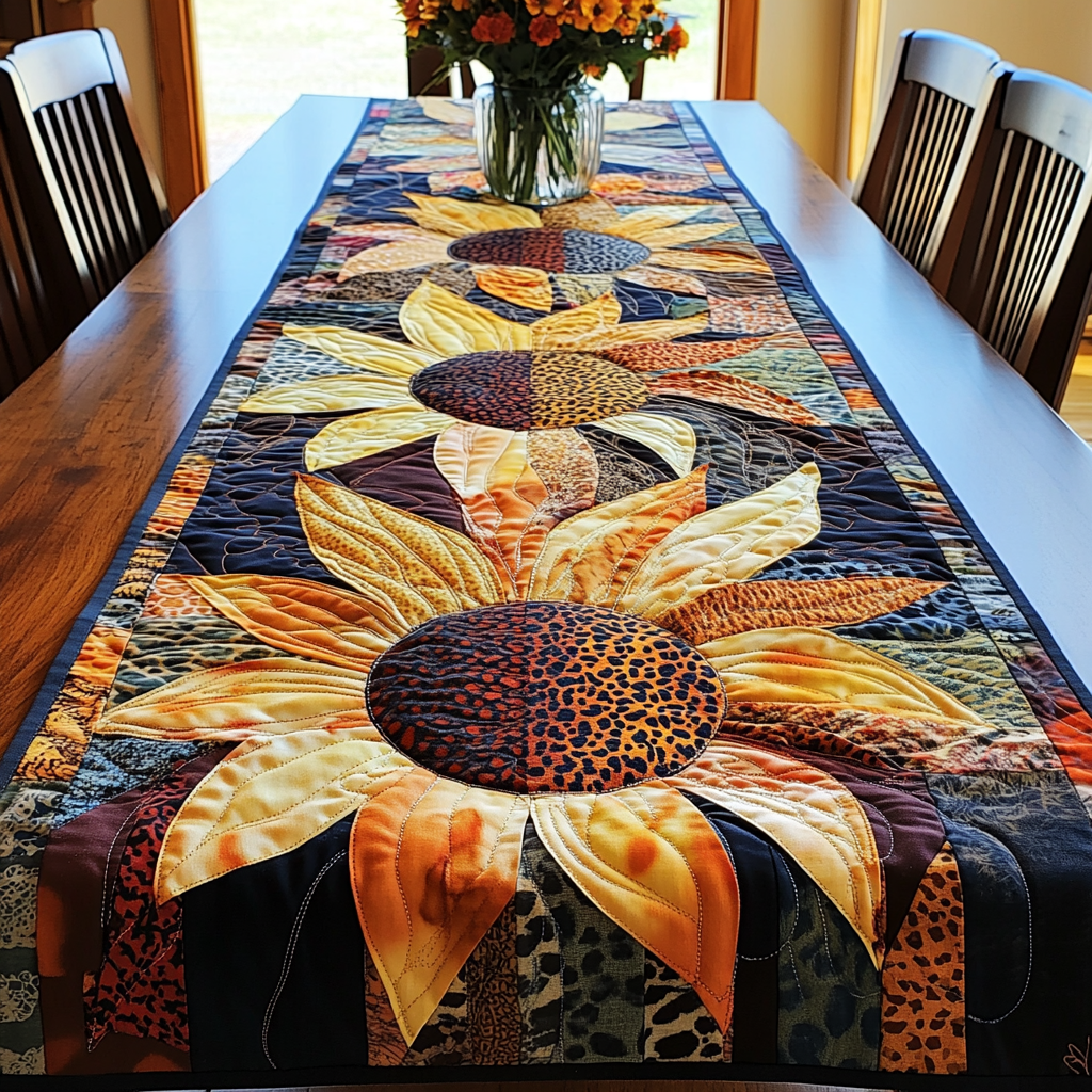 Summer Essence Quilted Table Runner NCU0VL1895