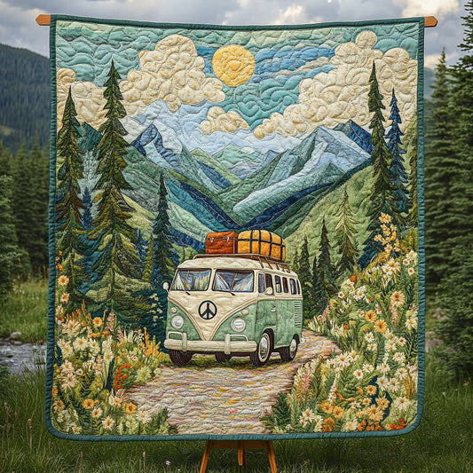 Summer Road Trip Charm Quilted Blanket NCU0PT4309