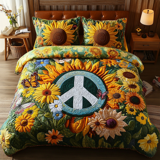 Summer Shine 3-Piece Quilted Bedding Set NCU0VL2399