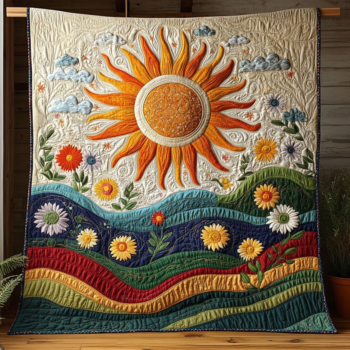 Summer Shine Quilted Blanket NCU0PT5530