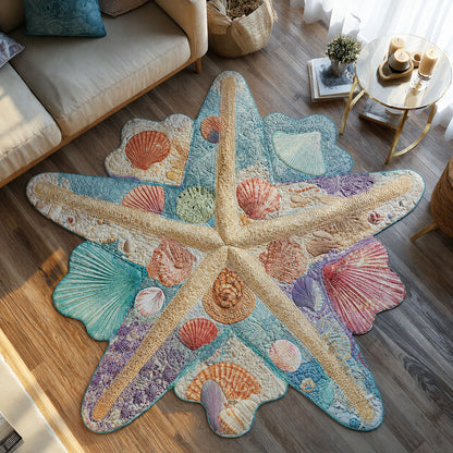 Summer Shoreline Custom Shape Area Rug NCU0PT11972