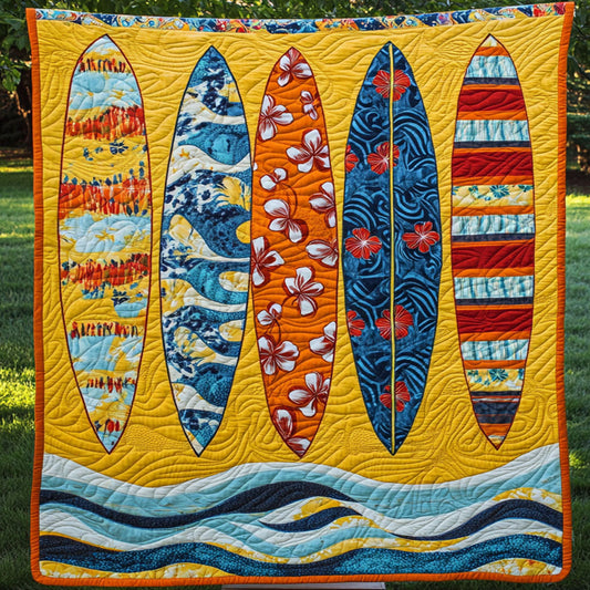 Summer Waves Quilted Blanket NCU0NT6623