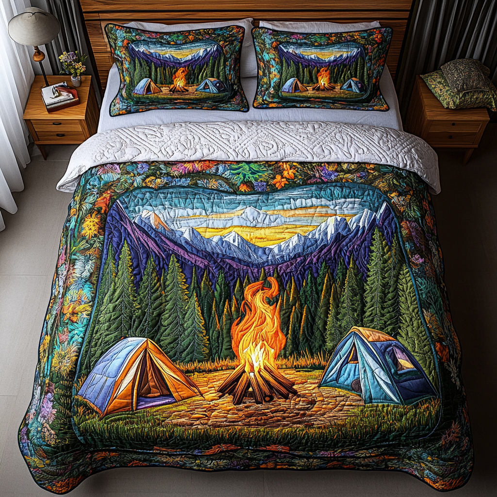 Summit Dream 3-Piece Quilted Bedding Set NCU0DK7169