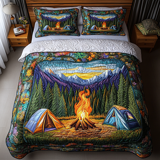 Summit Dream 3-Piece Quilted Bedding Set NCU0DK7169