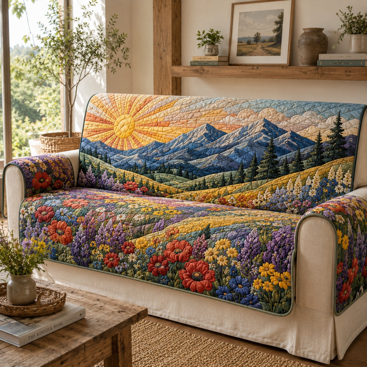 Summit First Light Quilted Sofa Cover NCU0VL3872