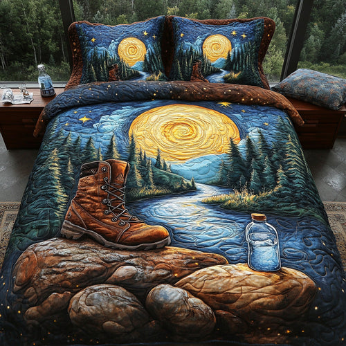 Summit Spirit 3-Piece Quilted Bedding Set NCU0DV7808