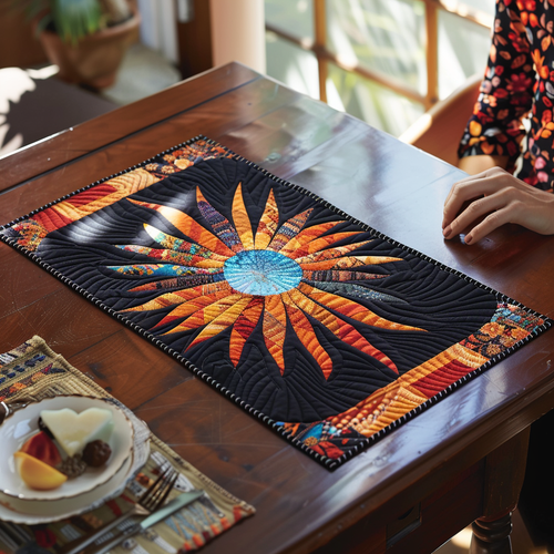 Sun Feather Quilted Place Mat NCU0TH626