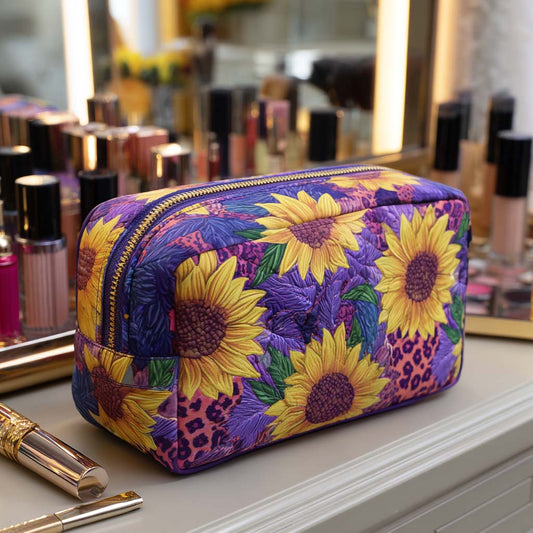 Sun Charm Quilted Makeup Bag NCU0NT10240