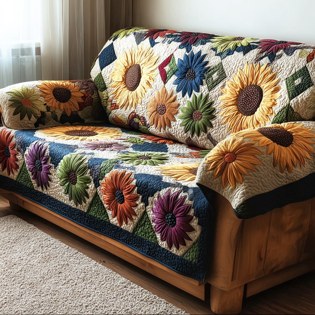 Sun Garden Quilted Sofa Cover NCU0TD1967