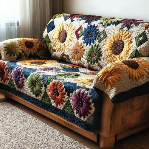 Sun Garden Quilted Sofa Cover NCU0TD1967