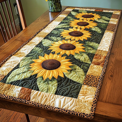 Sunbeam Wave Quilted Table Runner NCU0NT7293