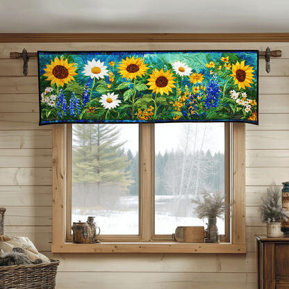 Sunburst Bloom Quilted Valance NCU0DV7243