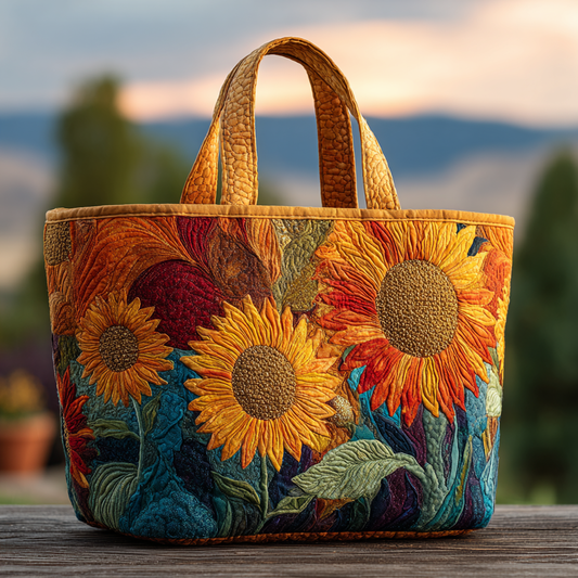 Sunburst Charm Quilted Tote Bag NCU0VL2811