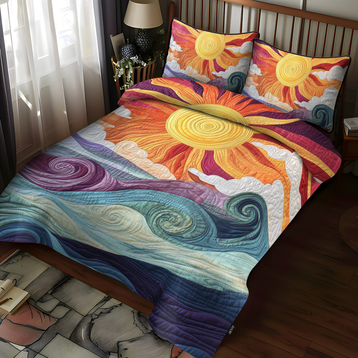 Desert Blooms Delight Quilted Blanket NCU0DV183