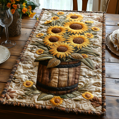 Sunburst Dreams Quilted Table Runner NCU0DV3118