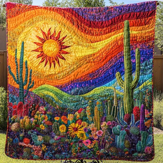 Sunburst Dunes Quilted Blanket NCU0NT5116