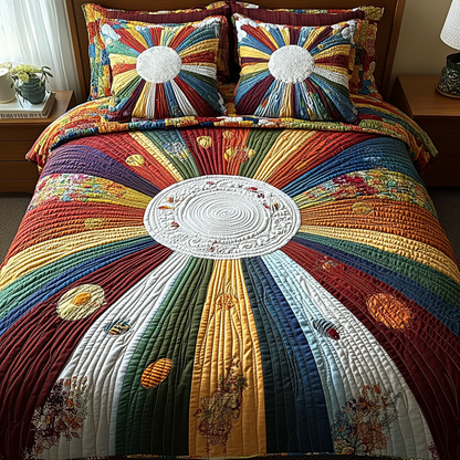 Sunburst Elegance Quilted Bedding Set NCU0DV2658