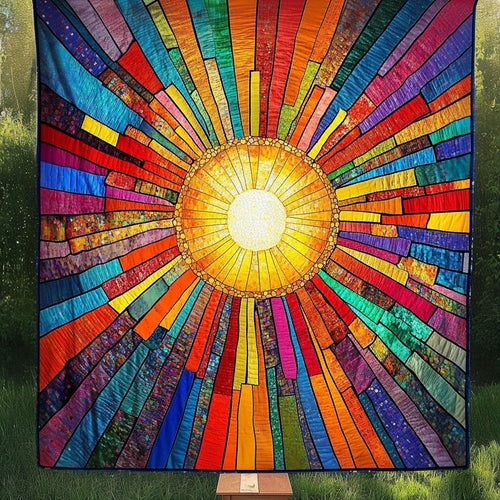 Sunburst Joy Quilted Blanket NCU0NT6525