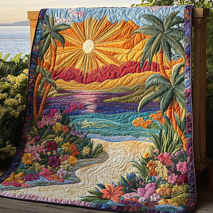 Sunburst Serenity Quilted Blanket NCU0DV4431
