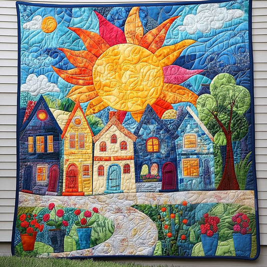 Sunburst Street Quilted Blanket NCU0NT7130