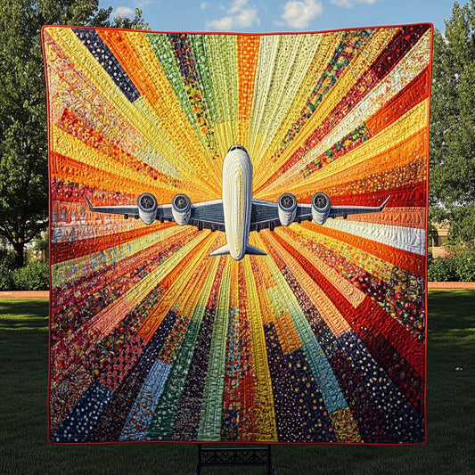 Sunburst Wings Quilted Blanket NCU0NT3670