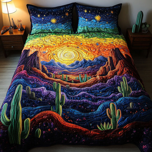 Sundown Desert 3-Piece Quilted Bedding Set NCU0NT5516