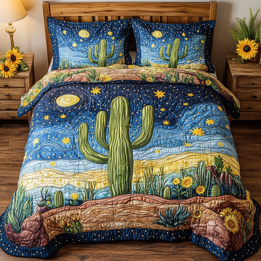 Sundown Desert 3-Piece Quilted Bedding Set NCU0VL1707