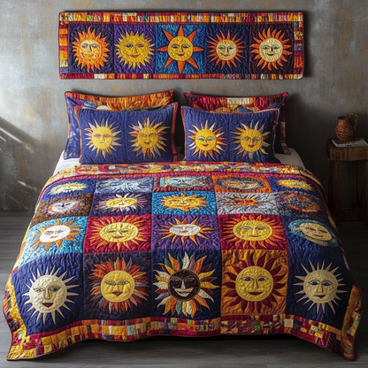 Sunfire Essence 3-Piece Quilted Bedding Set NCU0VH2954