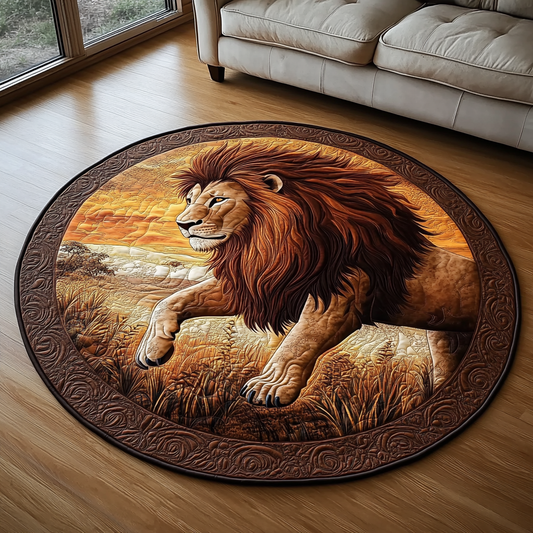 Sunfire Mane Quilted Round Mat NCU0DV3701