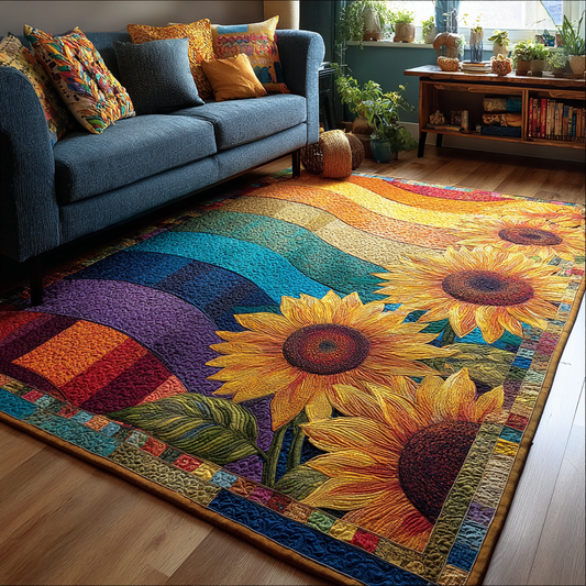 Sunflower Bloom Area Rug NCU0DK10319