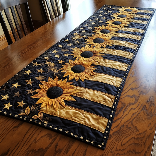 Sunflower Delight Quilted Table Runner NCU0DK8593