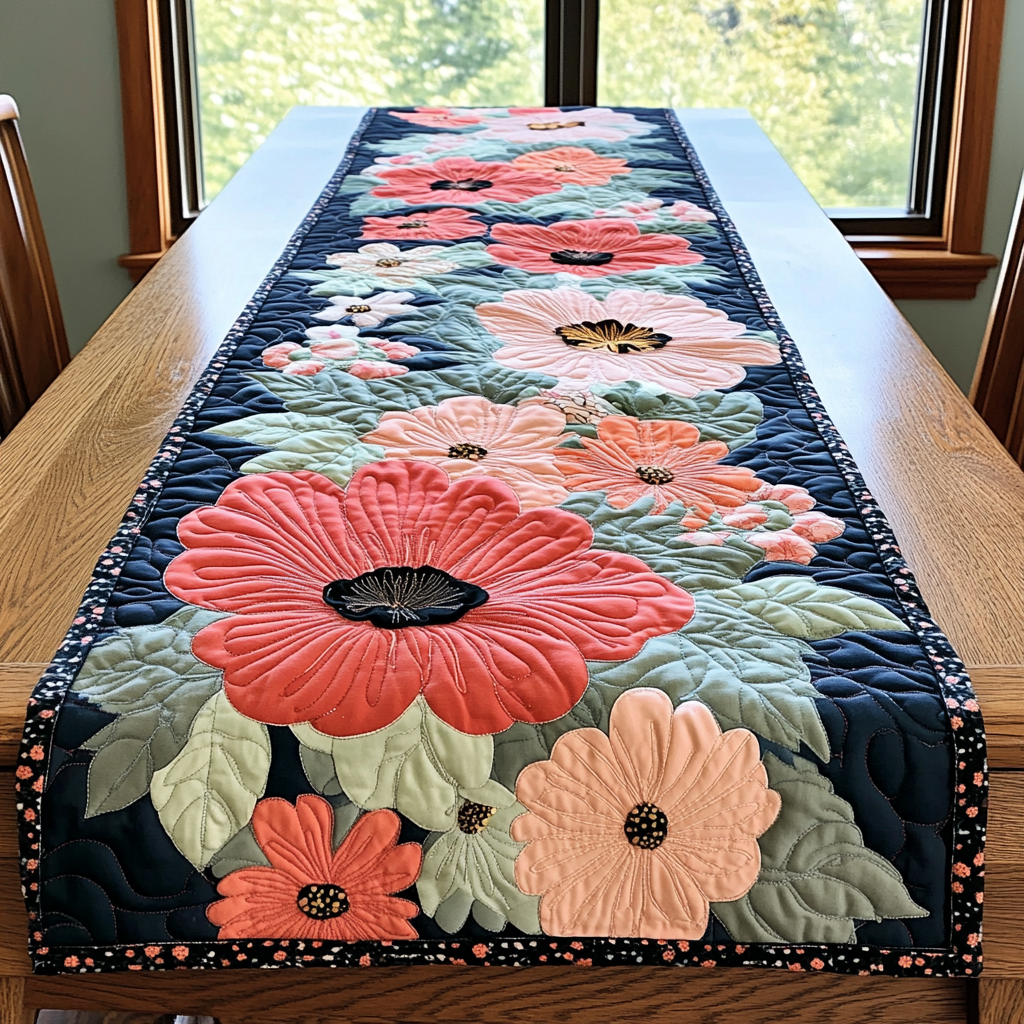 Sunflower Dream Quilted Table Runner NCU0DK6115