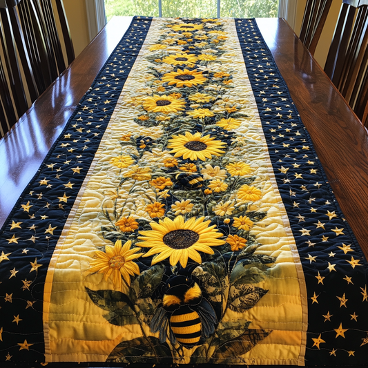 Sunflower Dreams Quilted Table Runner NCU0DK8591