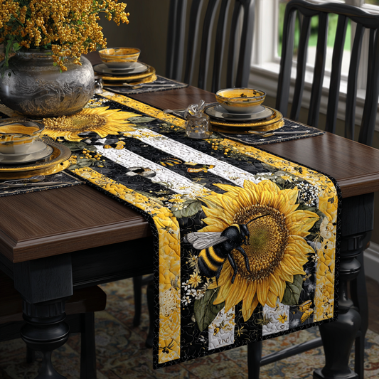 Sunflower Glow Quilted Table Runner NCU0DK8590