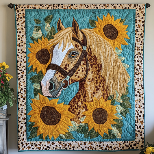 Sunflower Grace Quilted Blanket NCU0DK6564