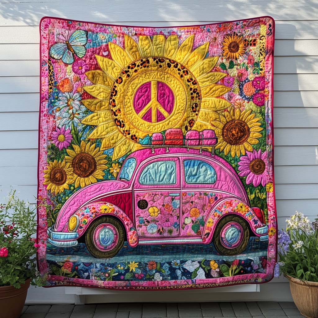Sunflower Journey Quilted Blanket NCU0NT7759